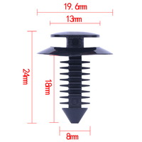 Kit de clips de retenue pour pare-chocs de voiture, 18 tailles, universel, mixtes, vente en gros, 229 pièces, garniture de panneau poussoir, rivets de retenue, clips de fixation en plastique
