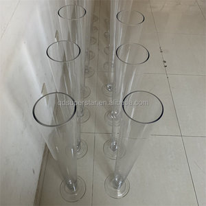 L-662 di lusso di alta qualità <span class=keywords><strong>centrotavola</strong></span> di <span class=keywords><strong>vetro</strong></span> trasparente alto vaso di fiori <span class=keywords><strong>centrotavola</strong></span> di nozze per la decorazione della tavola - Product Image 6