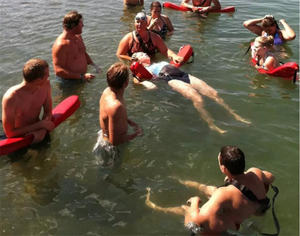 Sabuk Penyelamat Penjaga Penjaga Pelampung Khusus Mengambang Peralatan Penyelamatan Penyelamat Tabung Penyelamat - Product Image 4