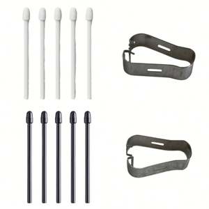 1 Pieza de Repuesto Universal de Punta Metálica para Stylus con Clip para S-Pen Onyx BOOX IFLYTEK IReader LAMY Moaan Guowen Boyue Plateado - Product Image 1