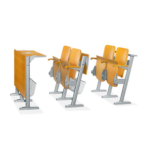 Moderno Escuela <span class=keywords><strong>Primaria</strong></span> Universidad Sala de conferencias Muebles Plegable Madera contrachapada Aula Estudiante Silla Libro Red para la escuela universitaria - Product Image 2