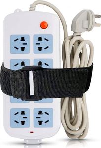 50 sangles de sécurité élastiques pour le cyclisme avec attaches de cheville réglables auto-adhésives à boucles et crochets pour équipement sportif et de plein air - Product Image 4