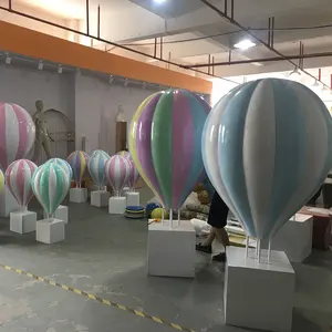 工厂婚庆道具供应户外花园装饰用商用玻璃纤维热气球