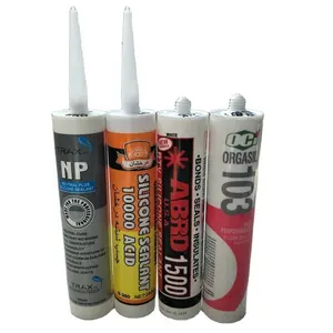 Transparent waterproof acetic general purpose silicone structural sealants for aquarium