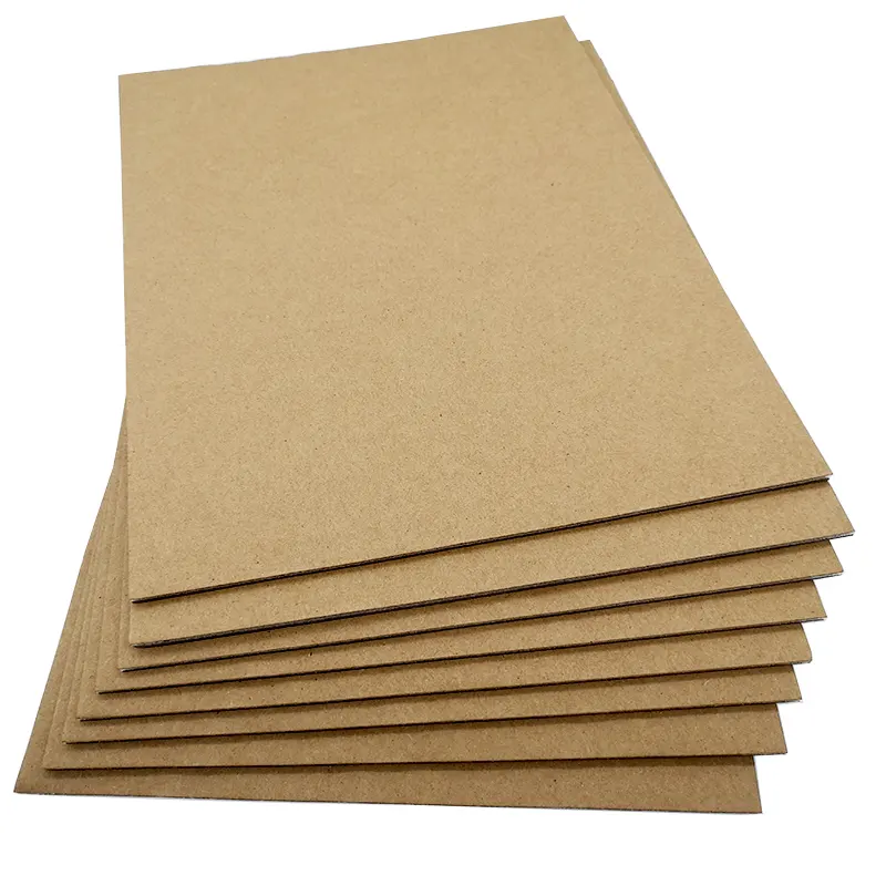 Rigid and Strong Kraft Paper With Laminated Grey Paperboard Sheets