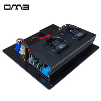 Module d'amplificateur de haut-parleur actif professionnel 4 canaux DSP classe D 1200W PDA4800+CQ380 OMB avec panneau en aluminium pour grandes enceintes