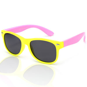 Ovale di modo di trasporto alla moda dei bambini del silicone TR90 i bambini del ragazzo occhiali da sole polarizzati ragazze 2021 fabbricazione per custom UV occhiali da sole - Product Image 3