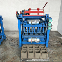 Ligne de production de machines à fabriquer des briques en ciment à économie d'énergie et hautement efficaces 4-35A Machine à fabriquer des briques en béton non cuite