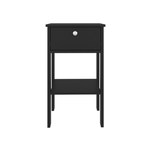 Newcastle Nightstand With One Drawer And Open Shelf Modern <b>Bedside</b> <b>Table</b> - Product Image 2