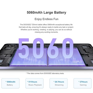 Factory Direct DOOGEE T20 Mini Body 8.4" FHD Display <b>Tablet</b> 4GB+128GB 7.4mm 50MP Rear Camera NFC Fingerprint Widevine L1 5060mAh - Product Image 5