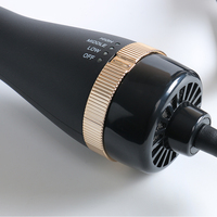 Sèche-cheveux électrique professionnel 3-en-1 avec brosse volumisante, 3 réglages de température, 1000W pour usage domestique et hôtelier