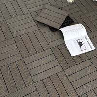 Revêtement de terrasse en bois composite WPC à faire soi-même, antidérapant, moderne, ignifuge, imperméable, écologique, pour extérieur, jardin, hôpital, hôtel, hall