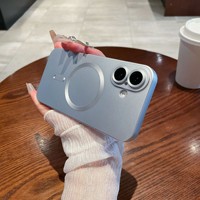 Coques de luxe magnétiques à chargement sans fil pour iPhone 17 Air 16 15 14 Plus 13 12 11 Pro Max, antichoc, avec pare-chocs souple et protection arrière