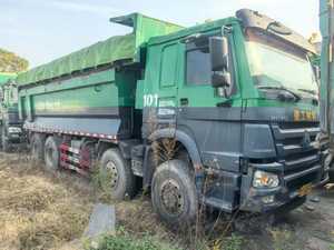 Camion à benne basculante d'occasion en vente, HOWO 8*4, prix bas, excellent rendement, camion à benne basculante d'occasion HOWO à vendre - Product Image 3