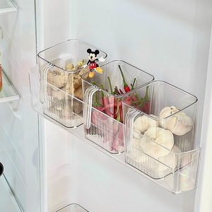 <b>Refrigerator</b> Storage Box With Handle Rectangle Food <b>Container</b> For Kitchen Fridge Organizer - Product Image 4