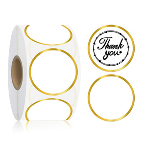 Custom Self Adhesive Thermal Paper <b>Label</b> Roll Waterproof Barcode Sticker for Product <b>Packaging</b> Shipping and Storage Labeling - Product Image 1