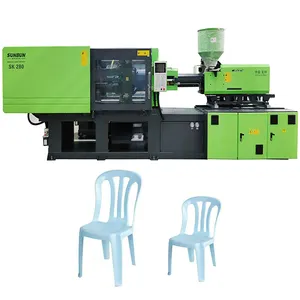 SK 280 High-Speed Horizontal Injection Molding Machine Producing Quality Chair Parts PET PP ABS EPS LDPE Preform Injection