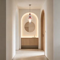 Lampe suspendue en verre artisanal en forme de cloche moderne pour la maison, la villa, l'hôtel, la salle à manger, l'îlot de cuisine