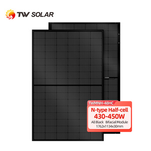 Panneau TWMND-54HS Tongwei solaire 430W 440W 450W Type N noir bifacial 425W <span class=keywords><strong>435W</strong></span> 445W TW panneaux d'énergie solaire - Product Image 2