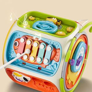 Cubo attività bambino 9 in 1 Montessori giocattoli per 1 bambino di 2 anni multiuso educativo <span class=keywords><strong>giocando</strong></span> ad apprendimento giocattolo sensoriale - Product Image 6