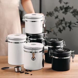 <span class=keywords><strong>Airscape</strong></span> – grains de café en acier inoxydable, sucre, thé, noir, rouge, vert, or, blanc - Product Image 1