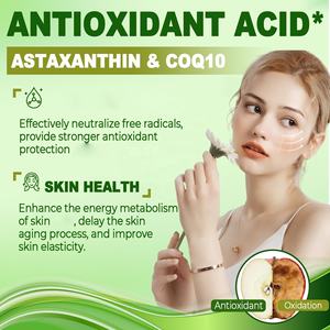 Vigoworld Vegan Omega 3 Supplément d'huile d'algues Gommes <span class=keywords><strong>DHA</strong></span> & EPA de Marine avec CoQ10 Astaxanthine pour adultes Santé des yeux et des os - Product Image 4