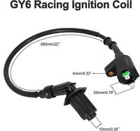 Nouvelle bobine d'allumage de course CQSP GY6, bougie A7TC, moteur 4 temps 50cc-150cc, moto Taotao SSR 125 haute performance