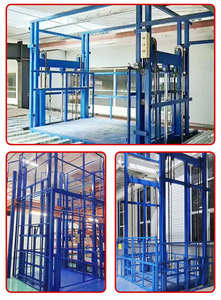 Professionele Hydraulische Geleiderail Goederenlift Industriële Zware Vrachtplatform Goederenlift Met Hoog Laadvermogen - Product Image 2