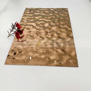 EX818 Decorative Water Ripple Stainless Steel <b>Sheet</b> for Interior Wall Ceiling Commercial Projects - Product Image 1