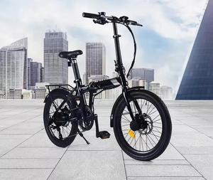 จักรยานไฟฟ้า มอเตอร์ 500W แบตเตอรี่ลิเธียม 36V 7.8AH ระยะทาง 25 กม. จักรยานไฟฟ้าความเร็วสูงสำหรับในเมือง ขนาด 14 นิ้ว พับได้ สำหรับผู้ใหญ่ พร้อมดิสก์เบรก - Product Image 6