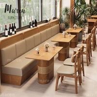 Mobilier de restaurant de style luxueux, mobilier de restauration, mobilier de salon de thé, restaurant occidental, canapé, table et chaises combinées