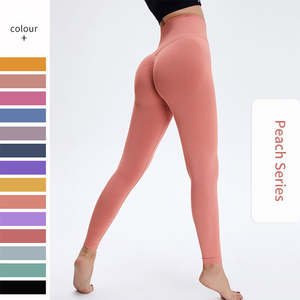 YISHENHON 2024 nouvelle forêt femmes doux Sport Leggings XL taille moyenne Scrunch bout à bout sans couture Gym Fitness Yoga pantalon - Product Image 3