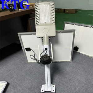 KTG Super Bright Solar Street Light Outdoor Waterproof <b>Wireless</b> Solar Led Street Light <b>Lamp</b> With Wifi 4G CCTV Camera - Product Image 1