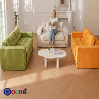 Canapé-lit double pliable Tatami portable en mousse haute résilience compressée, idéal pour les petits espaces – Vente directe usine