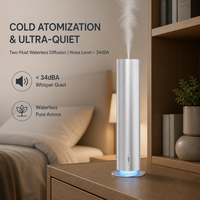 Diffuseur d'huiles essentielles sans eau en alliage d'aluminium, commande à distance via application Bluetooth, 120 ml, 200 m³, machine électrique de diffusion de parfum pour hall d'hôtel et maison