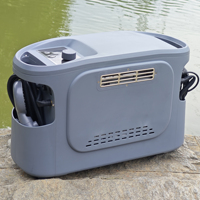 Chauffe-eau au gaz portable écologique pour l'extérieur - Ultra-léger, design pliable de 3 L, résistant à l'eau, idéal pour le camping et la randonnée