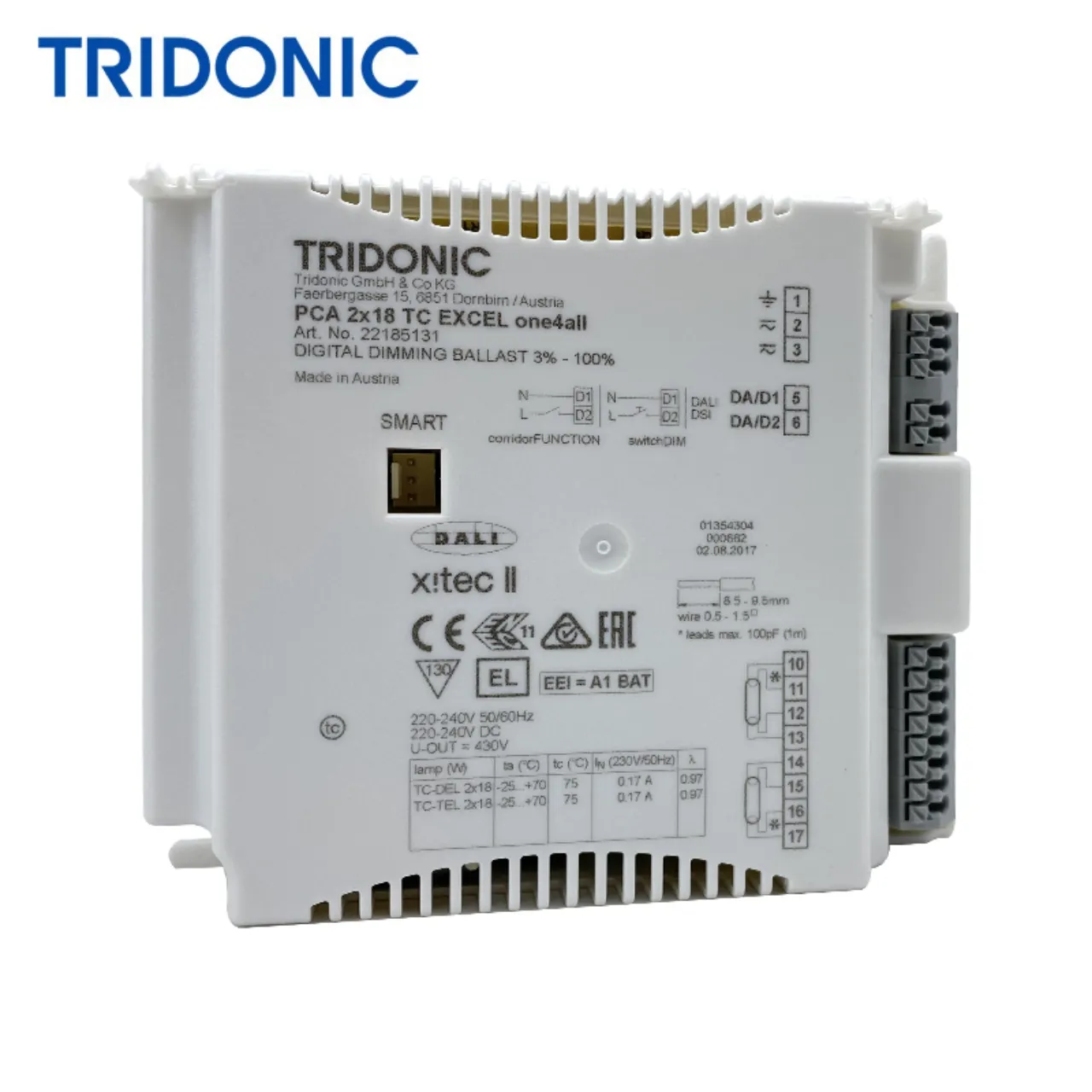 Tridonic led sürücü IP67 LCI 30W 700mA M120 kompakt sabit çıkış sabit akım LED sürücü için dış mekan kullanımı için LED modülü