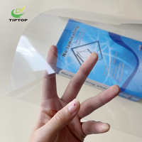 Tiptop pvc carte matériel A4 A3 transparent jet d'encre laser dragon feuille non laminage PVC PET feuille blanc argent or couleur claire