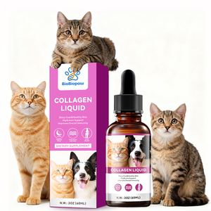 Bağışıklık desteği köpekler kediler için kollajen damlaları cilt Coat sağlık kollajen sıvı evcil doğal sığır kollajen sığır lezzet damla - Product Image 6