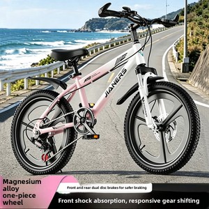 Bicicleta de Acero con Alto Contenido de Carbono, Nuevo Modelo, <span class=keywords><strong>para</strong></span> Niños y <span class=keywords><strong>Niñas</strong></span> de 6 a 17 Años, Estudiantes de Primaria, Niños Mayores, 6 Velocidades, con Resorte - Product Image 5