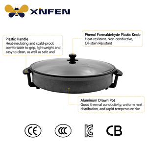 Multifunctional <strong>Electric</strong> Non-stick Pizza <strong>Pan</strong> with 180-degree Open Design RV &amp; Home Use - Product Image 2