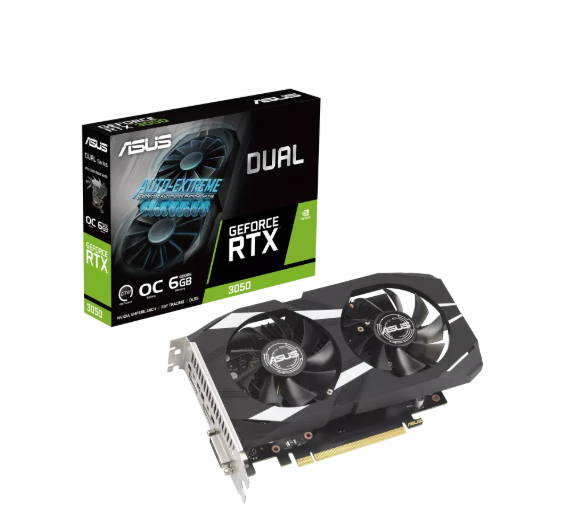 New and Original 3050 Snow Leopard Series 6GB GDDR6 Graphics Card 128bit Dual Fan High Performance Gaming Component