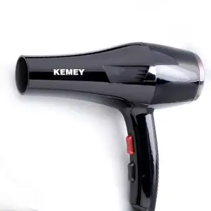 KEMEY-secador de pelo profesional de alta potencia para uso doméstico, secador de pelo de aire caliente y frío para viaje, KM-8857, 2000W