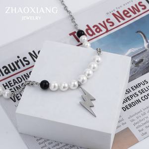 Accessoires de Bijoux Breloques Scintillantes avec Perles, Colliers Pendentifs en Acier Inoxydable, Joyería de Acero Inoxidable - Product Image 3