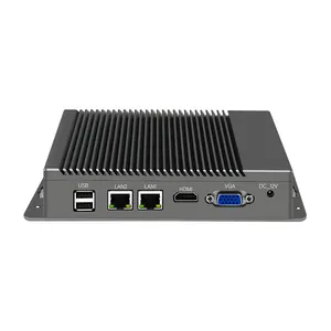 E Intel N2840 Opt.N2810/N2940/J1900 mini Oficina portátil sin ventilador HTPC soporte de computadora Barebone Win 7 8 10 Linux