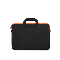 Sacoche d'ordinateur portable pour bureau, logo personnalisé, pas cher, imperméable, pour ordinateurs de 15,6 pouces, noir, pour hommes et femmes