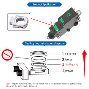 Anillo de sello Original ZNK 11021M2110051 para cubierta de lente protectora láser vidrio BM110 BM111 BT240 BT220 - Product Image 2