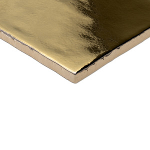 Piastrella Creta 13x13 Cm Oro Finitura Lucida Bordi Irregolari Spessore 9 Mm - Product Image 3
