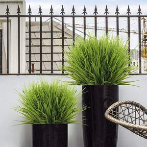 Plantes artificielles en plastique <span class=keywords><strong>de</strong></span> blé résistant aux rayons UV plantes <span class=keywords><strong>de</strong></span> <span class=keywords><strong>gazon</strong></span> artificielles pour terrasse extérieure mariage bureau Restaurant - Product Image 6