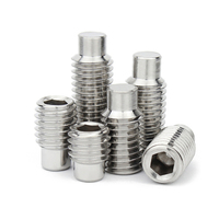 Acier inoxydable A193 A914 B8 A453 A286 ASTM AISI ANSI Douille hexagonale Plat Coine Tasse Chien Vis à bille DIN913 DIN914